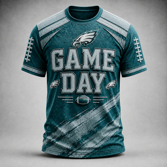 Premium NFL PE Game Day Paint Splatter Performance T-Shirt