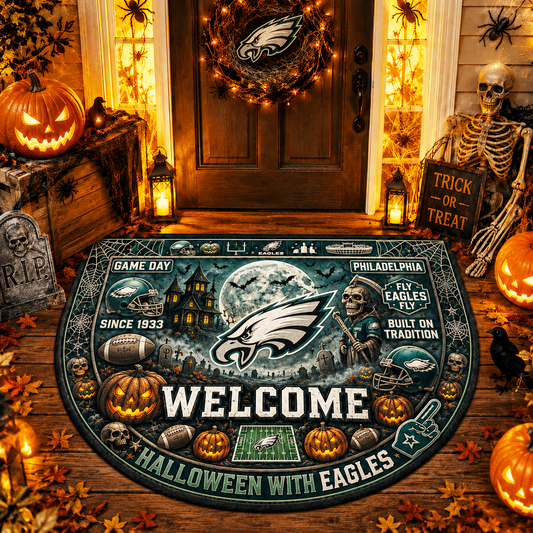 Premium NFL PE Halloween Welcome Doormat