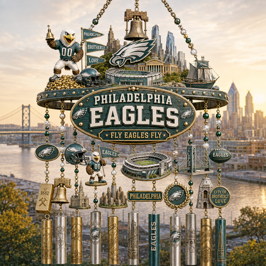 Premium NFL PE Heritage Wind Chime