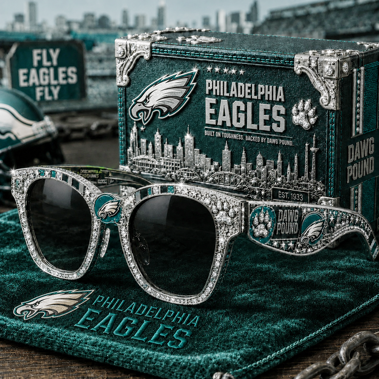 Premium NFL PE Royal Heritage Crystal