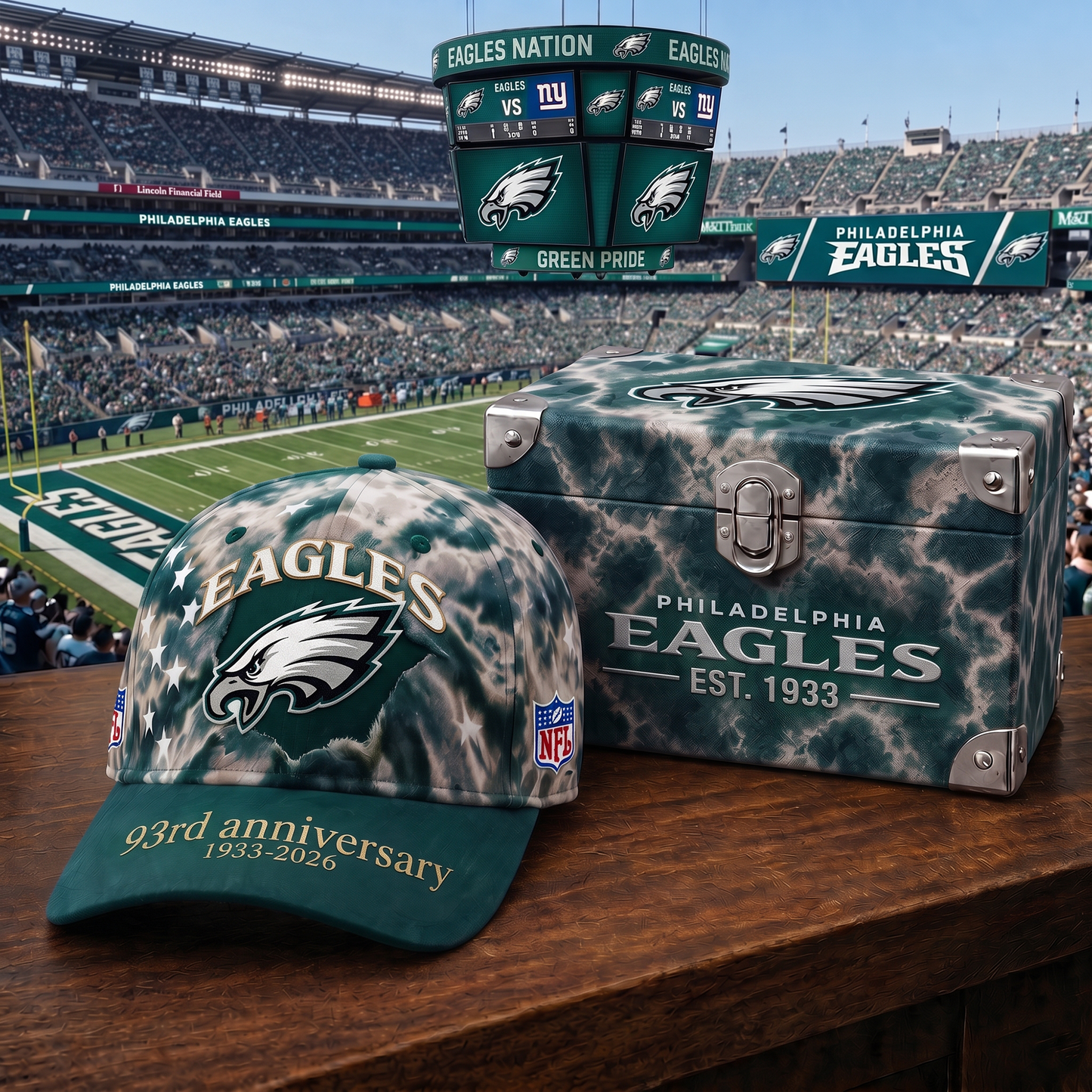 Premium NFL PHI  Anniversary Pride Cap