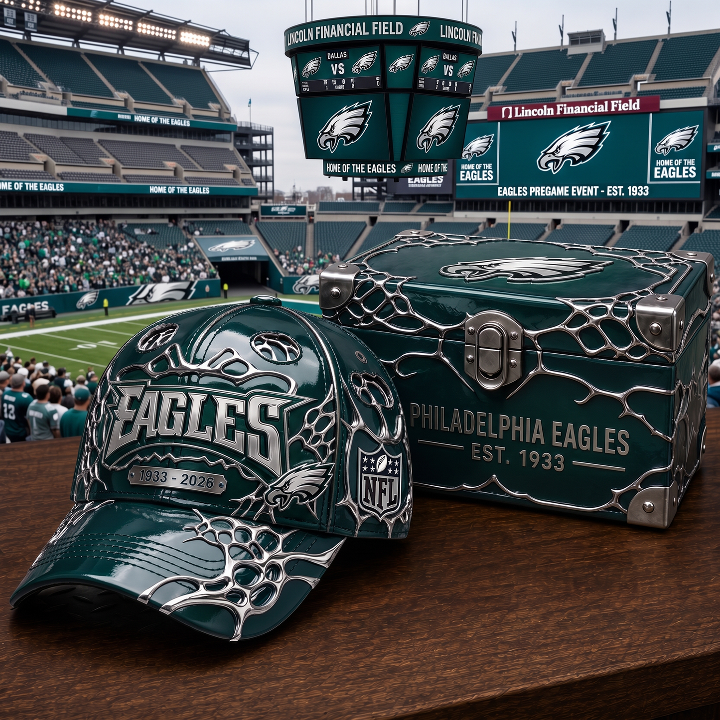 Premium NFL PHI  Metallic Legacy Anniversary