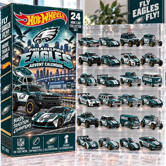 Premium NFL PHI Mini Car Advent Calendar V4