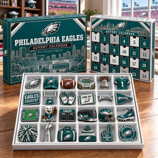 Premium NFL PHI Team Spirit 24-Piece Advent Calendar V3