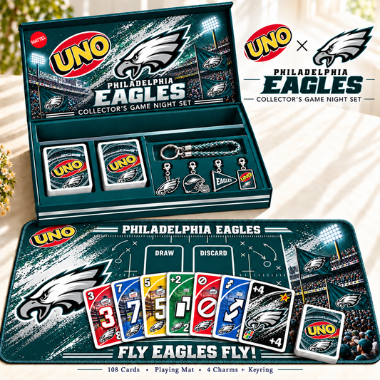 Premium NFL PHI Uno Board Game Set