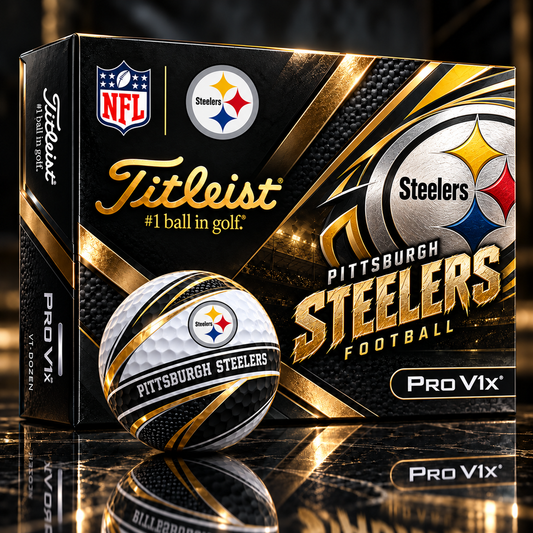 Premium NFL PIT x Titleist Pro V1 Team Spirit Golf Balls Set V2