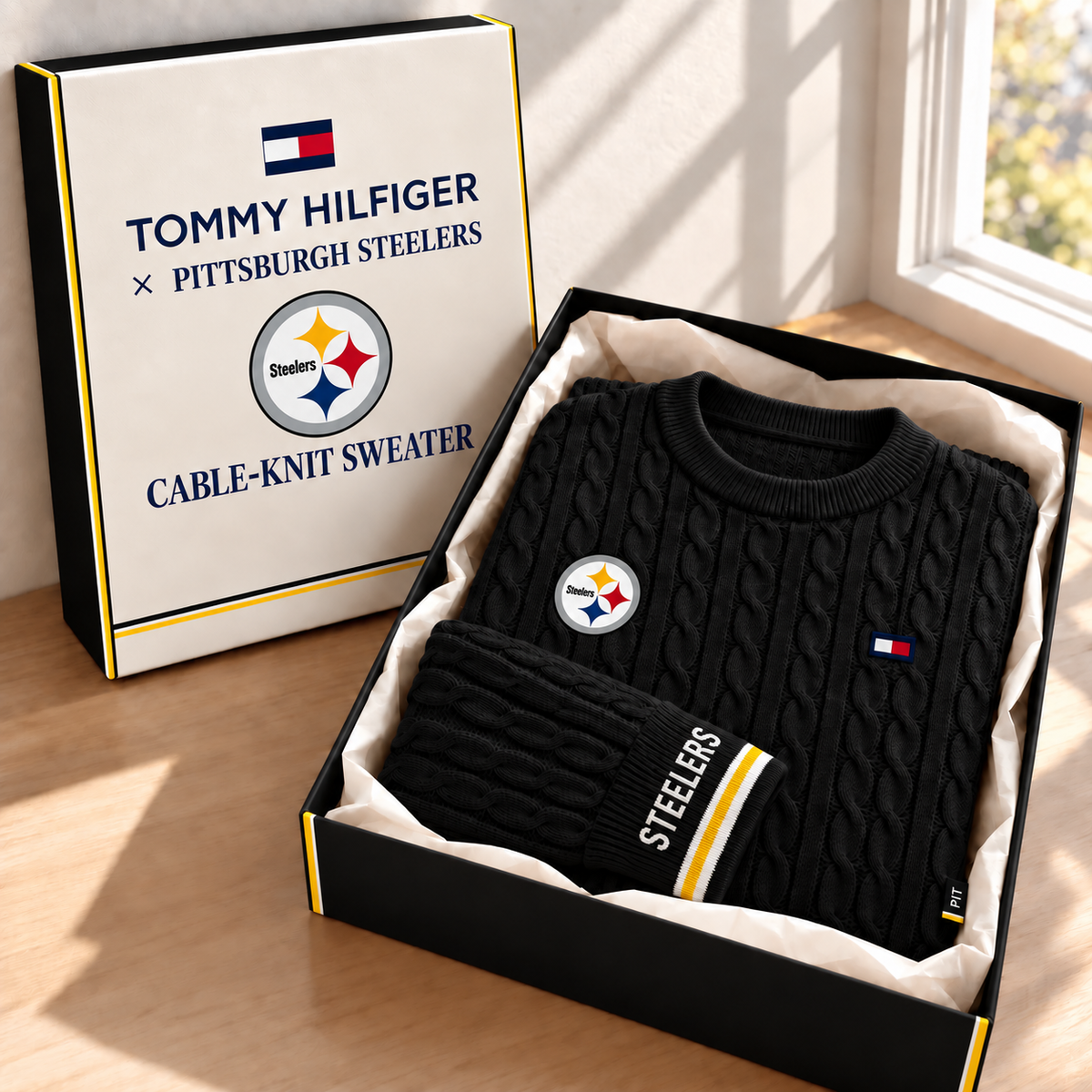 Premium NFL PS Cable Knit Sweater