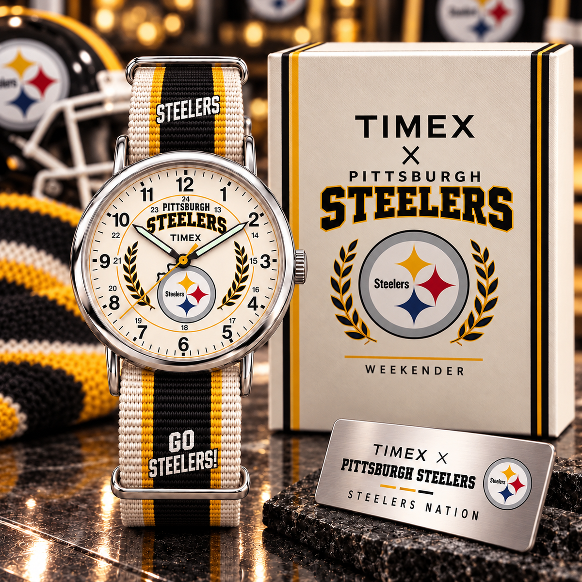 Premium NFL PS Cream Dial Watch