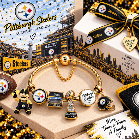 Premium NFL PS Fan Legacy Gold Charm Bracelet V7