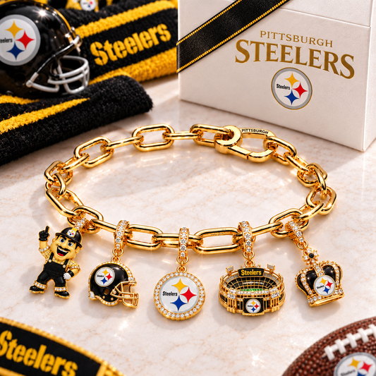 Premium NFL PS Game Day Gold Charm Bracelet V5