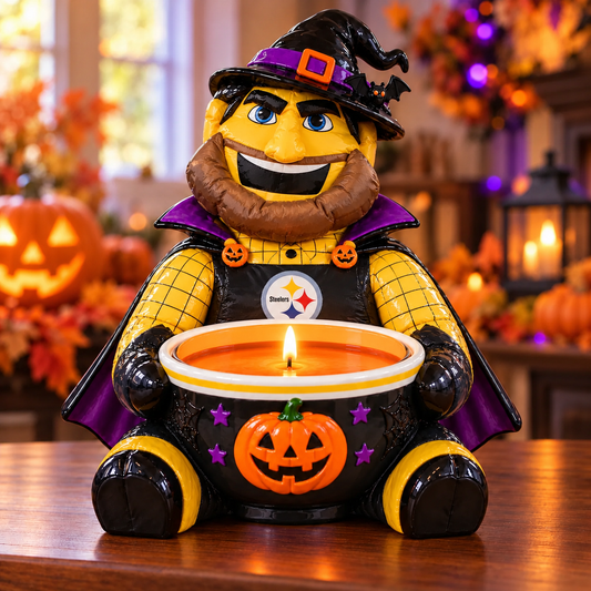 Premium NFL PS Halloween Candle Holder