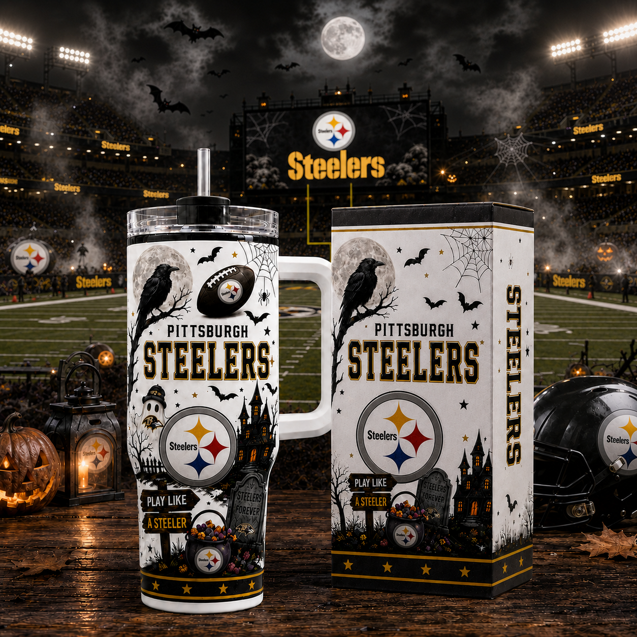 Premium NFL PS Halloween Spirit Insulated Tumbler