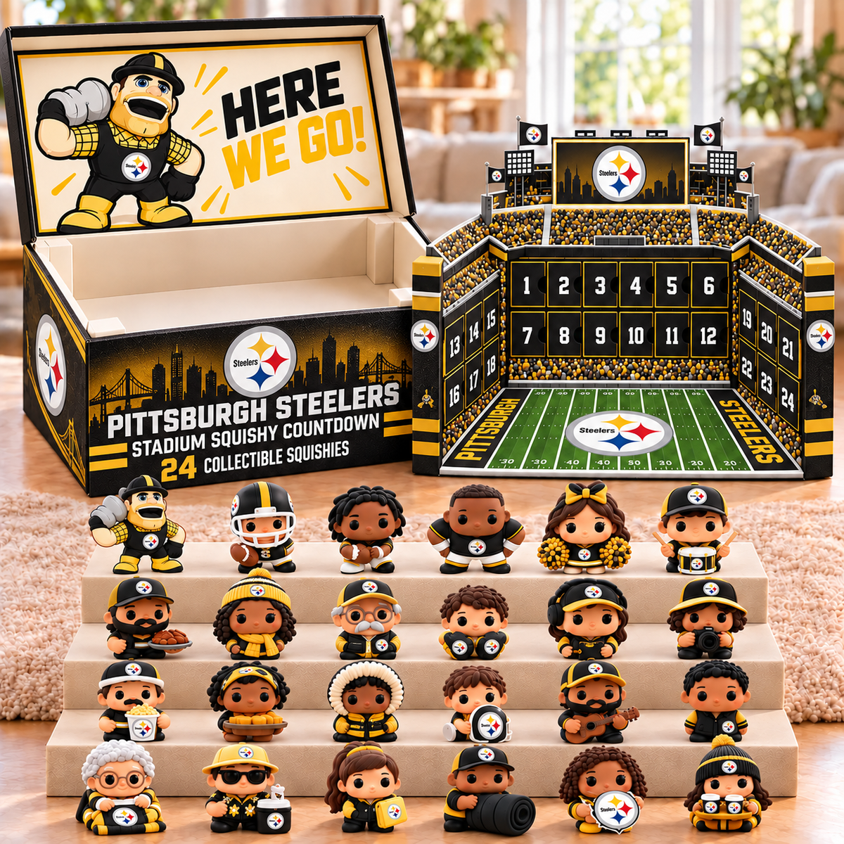 Premium NFL PS Stadium Squishy Advent Calendar V8