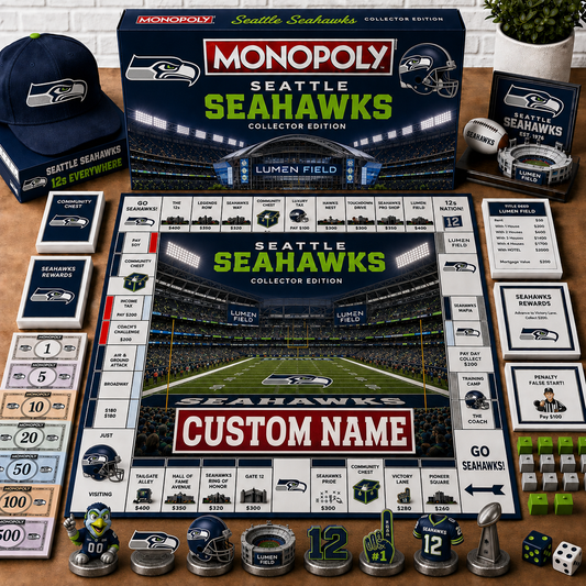 Premium NFL SEA Collector’s Edition Board Game Custom name