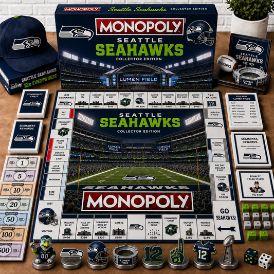 Premium NFL SEA Monopoly Collector’s Edition Board Game