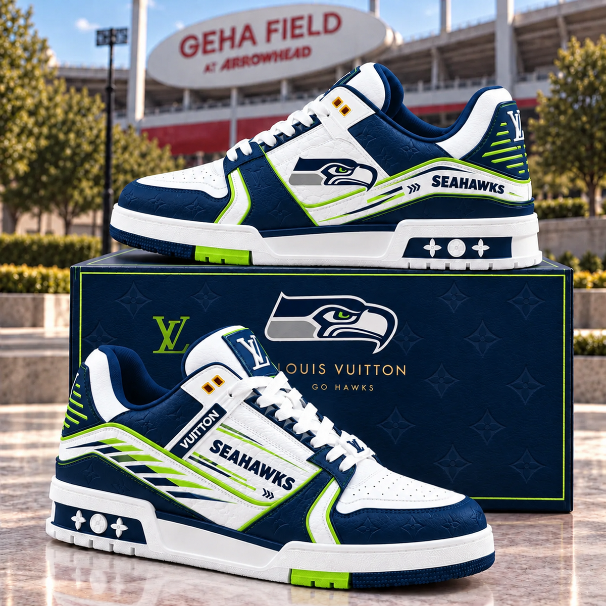 Premium NFL SEA Trainer Sneakers