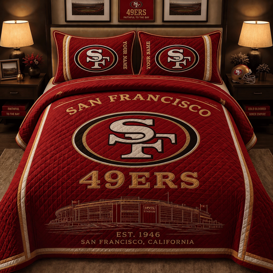 Premium NFL SF Bedding Sets Luxury