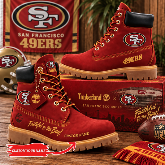 Premium NFL SF Heritage Boots  Custom Name