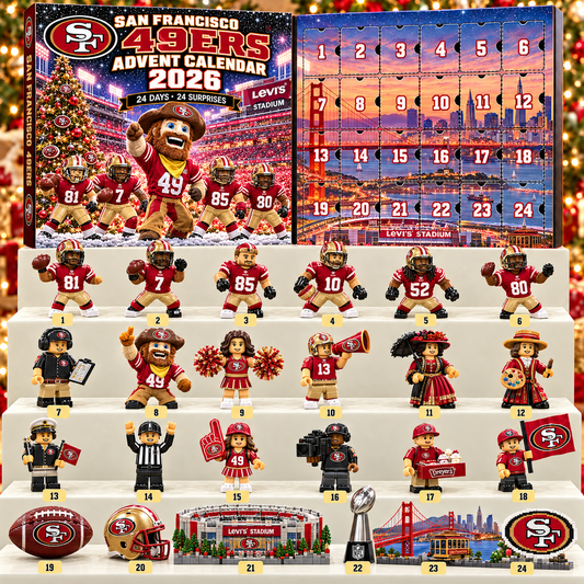 Premium NFL SF49 24-Piece Football Collectible Advent Calendar V2