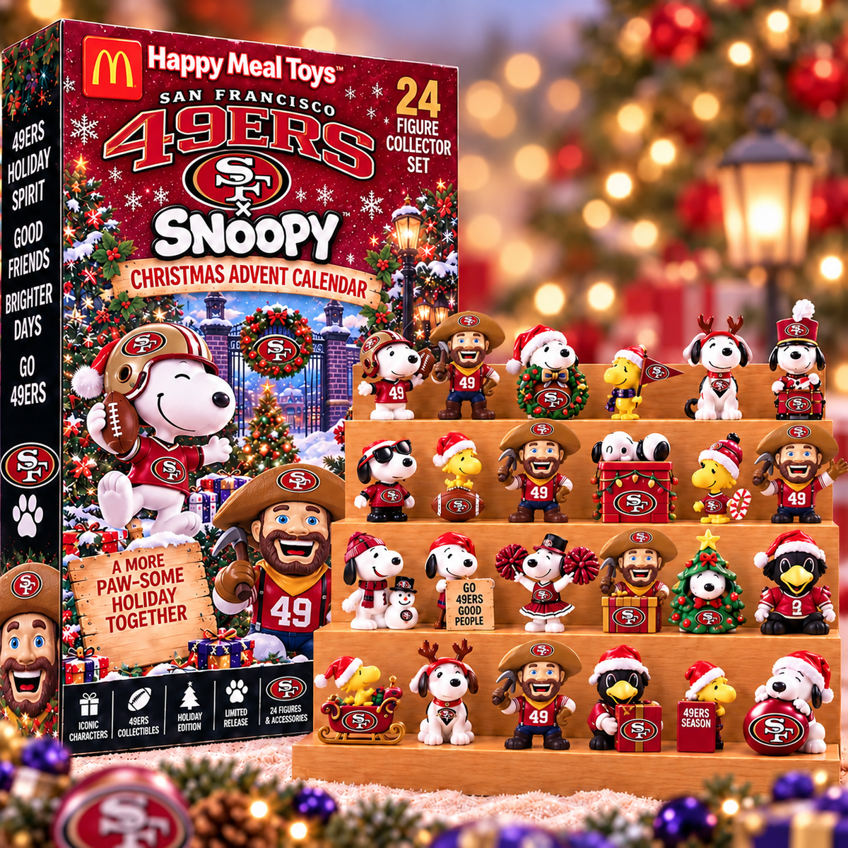 Premium NFL SF49 x SNP Christmas Crossover Advent Calendar V10