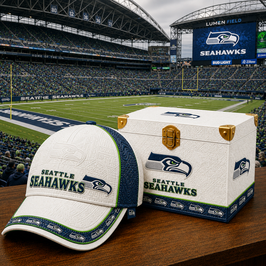 Premium NFL SS Embossed Leather Cap