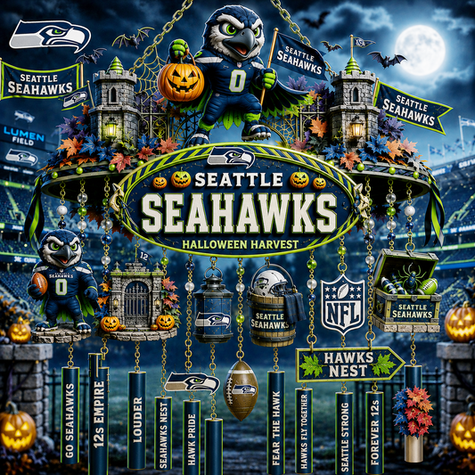 Premium NFL SS Halloween Wind Chime