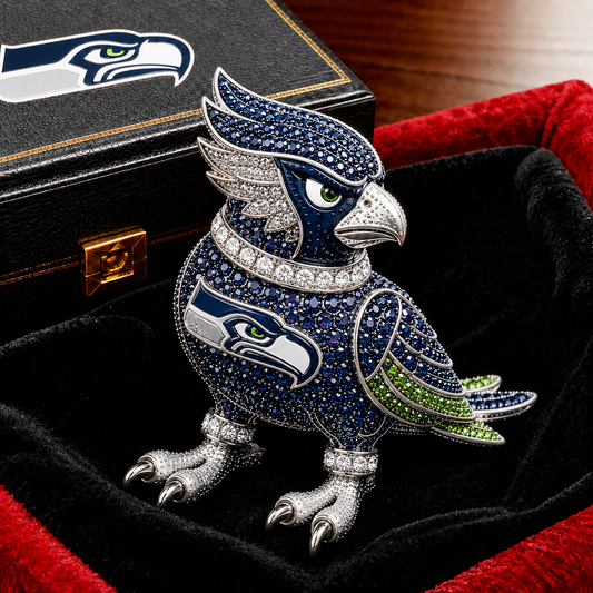 Premium NFL SS Luxury Sculptural Brooch