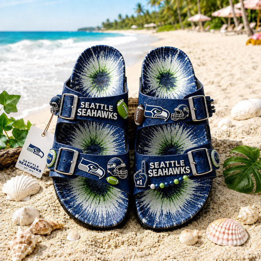 Premium NFL SS Summer Splash Birkenstocks Shoes