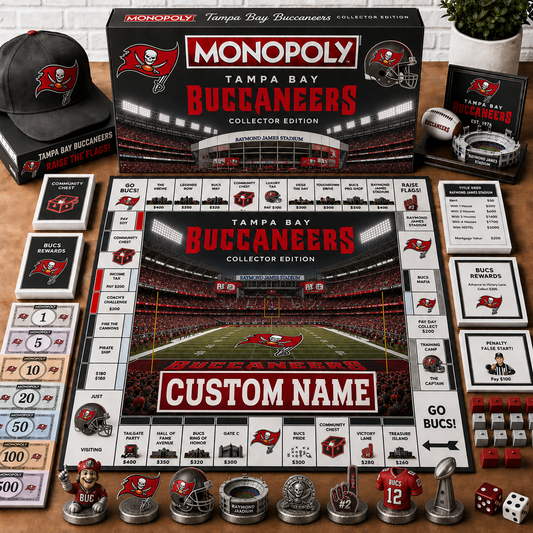 Premium NFL TB Collector’s Edition Board Game Custom name