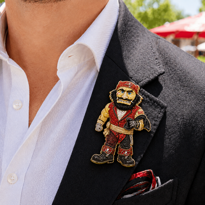 Premium NFL TBB Luxury Sculptural Brooch