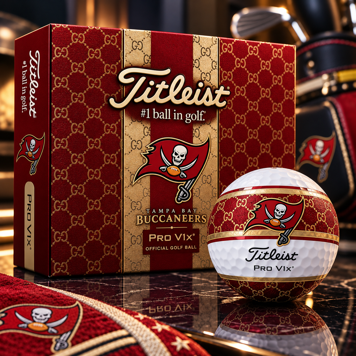 Premium NFL TBB x GC x Titleist Pro V1 Golf Ball Set V3