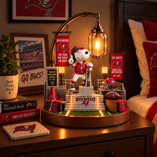 Premium NFL TBB x SNP Themed Bedside Lamp