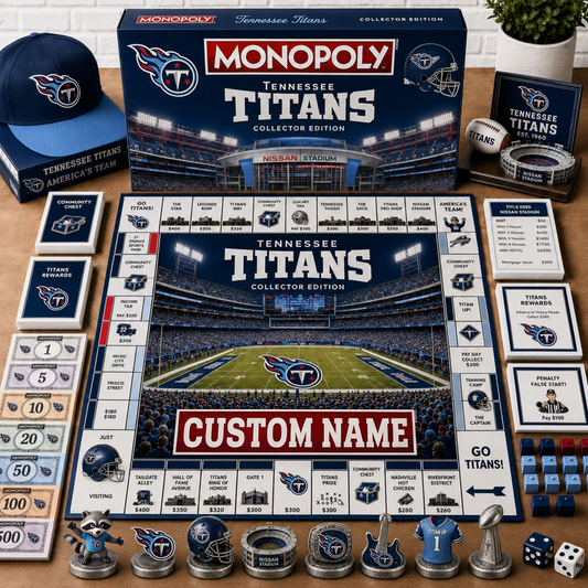 Premium NFL TEN Collector’s Edition Board Game Custom name