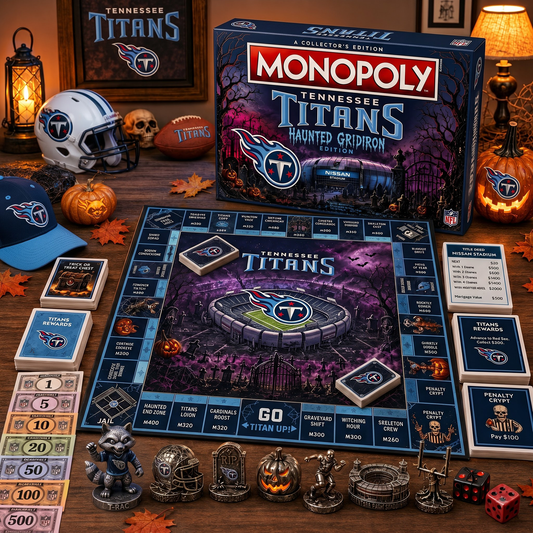 Premium NFL TEN Halloween Monopoly Collector’s Edition Board Game V2