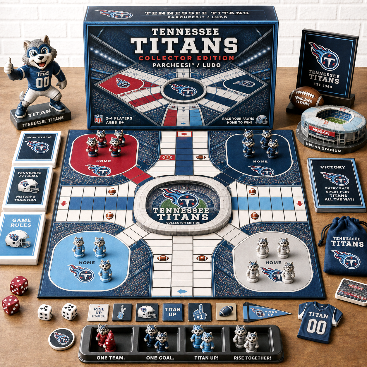 Premium NFL TT Collector’s Edition Parcheesi Board Game