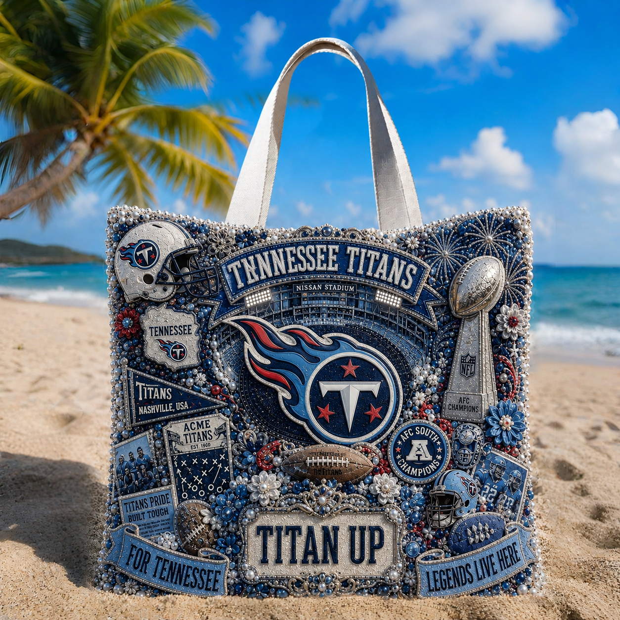 Premium NFL TT Summer Vibes Tote Bag