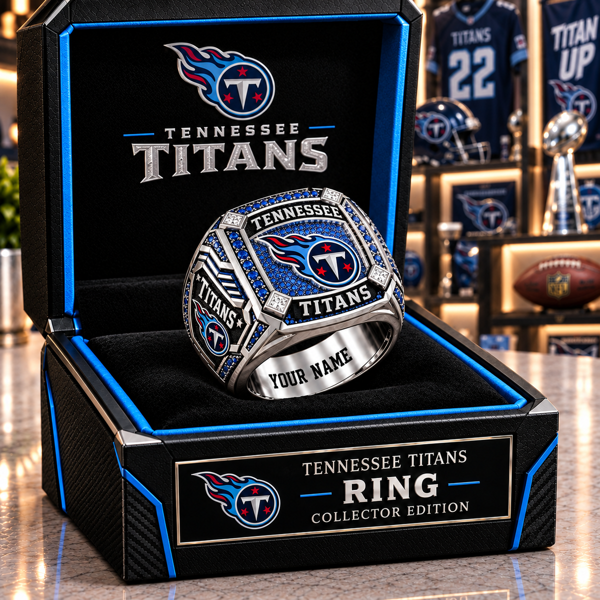 Premium NFL TT Team Spirit Collector Ring