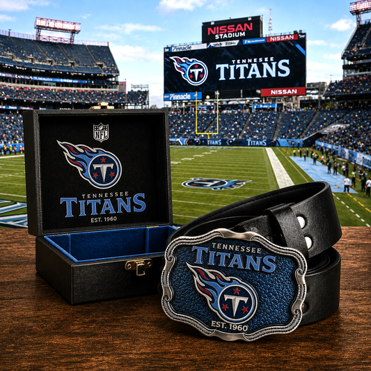 Premium NFL TT Vintage Heritage Leather Belt