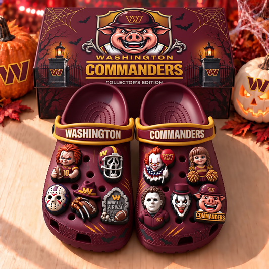 Premium NFL WAS Halloween Clogs