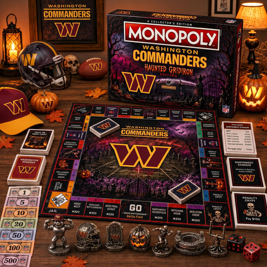 Premium NFL WAS Halloween Monopoly Collector’s Edition Board Game V2