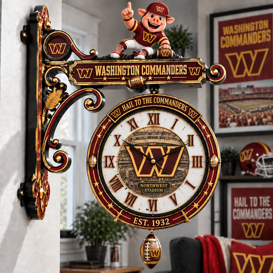 Premium NFL WAS Illuminating Collector Wall Clock
