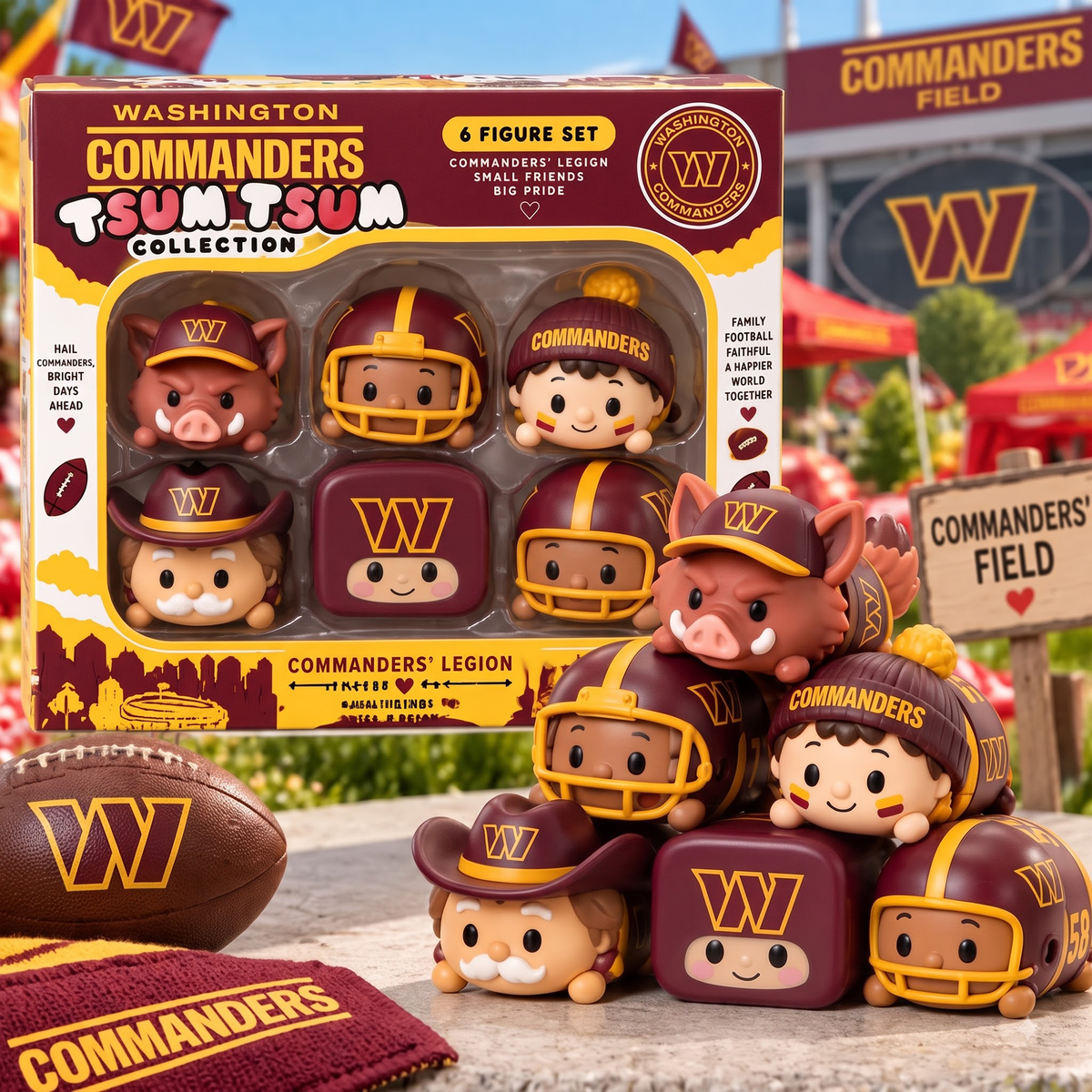 Premium NFL WAS Tsum Tsum Collector Set