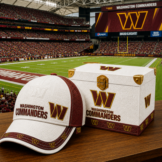 Premium NFL WC Embossed Leather Cap