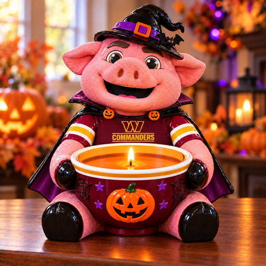 Premium NFL WC Halloween Candle Holder