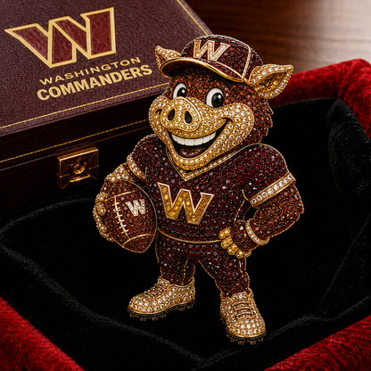 Premium NFL WC Luxury Sculptural Brooch