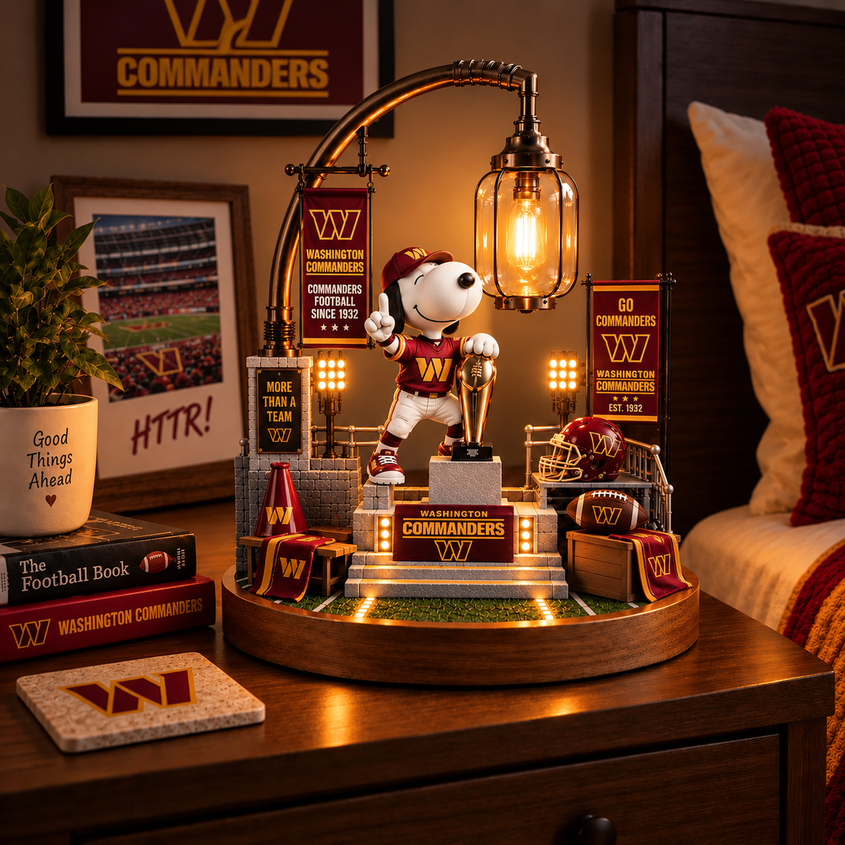 Premium NFL WC x SNP Themed Bedside Lamp