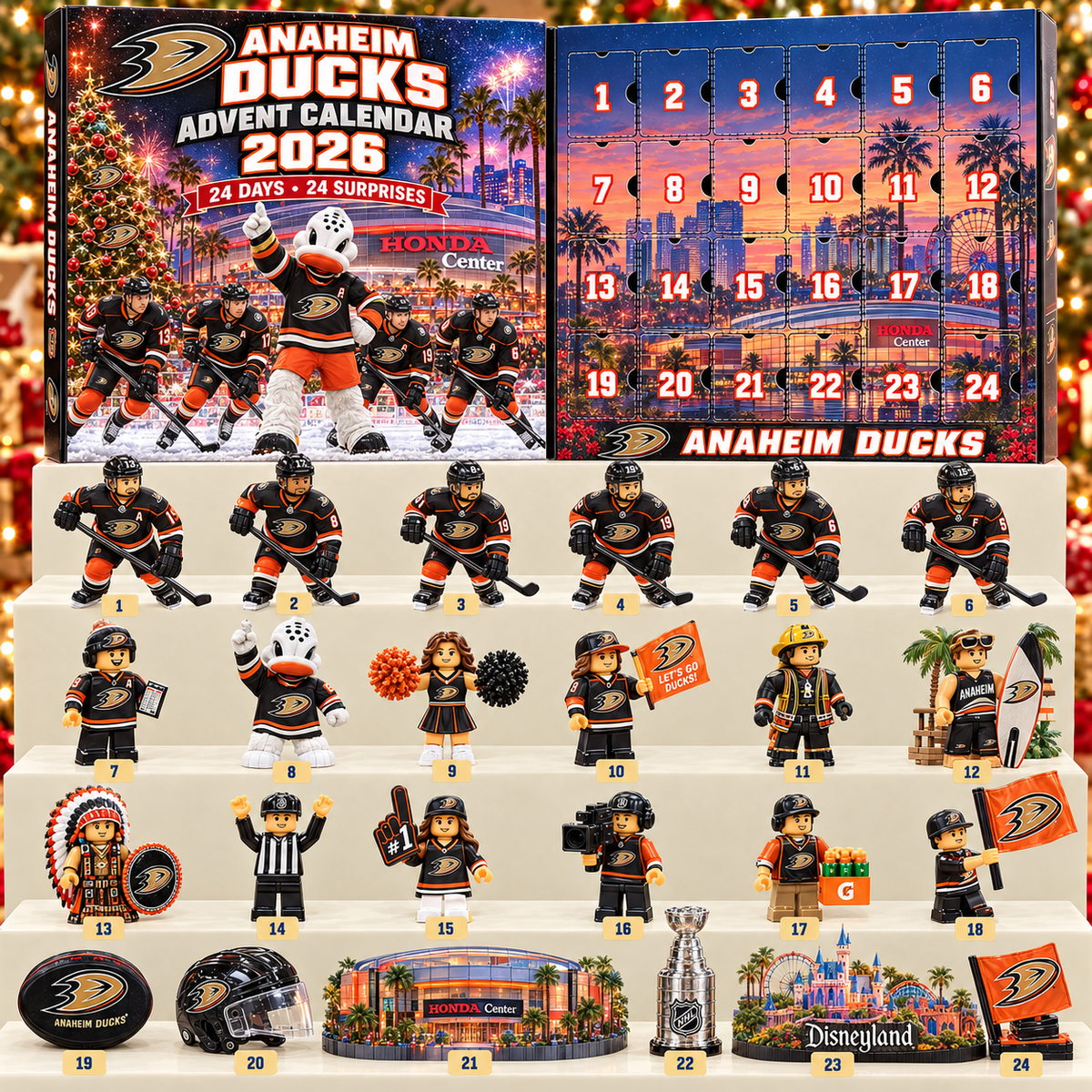 Premium NHL AD 24-Piece Hockey Collectible Advent Calendar V2