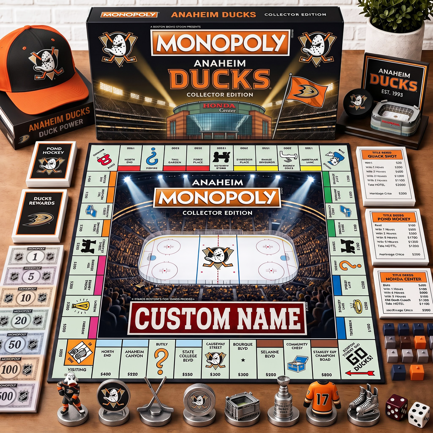Premium NHL AD Collector’s Edition Board Game Custom name