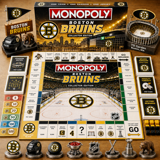 Premium NHL BB Game Night Monopoly Collector’s Edition Board Game V5
