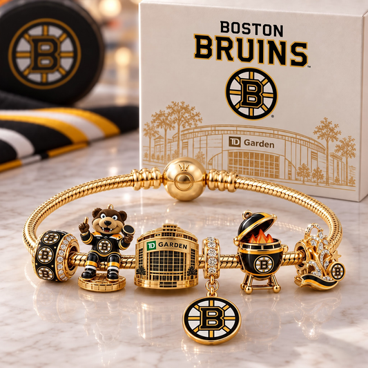 Premium NHL BB Heritage Gold Charm Bracelet Set V3